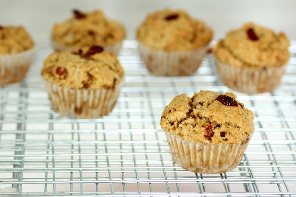 Een aardbei muffin — Stockfoto