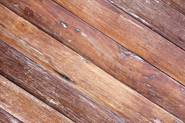 Texture brown wood plank floor oblique — Stock Photo, Image