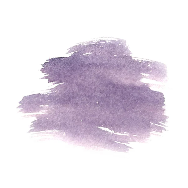 Lila, púrpura, rosa delicada mancha de acuarela, fondo de acuarela — Foto de Stock
