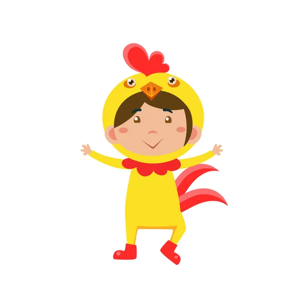 Costume d'enfant de poulet . — Image vectorielle