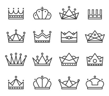 taç Icons set