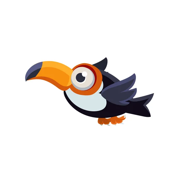 Schattig gemeenschappelijk Toucan — Stockvector