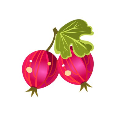 Bektaşi üzümü düz vektör etiket