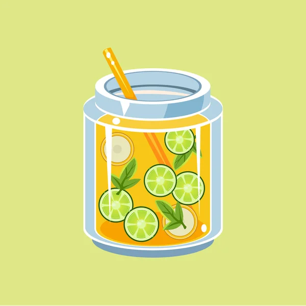 Pot limonade — Stockvector