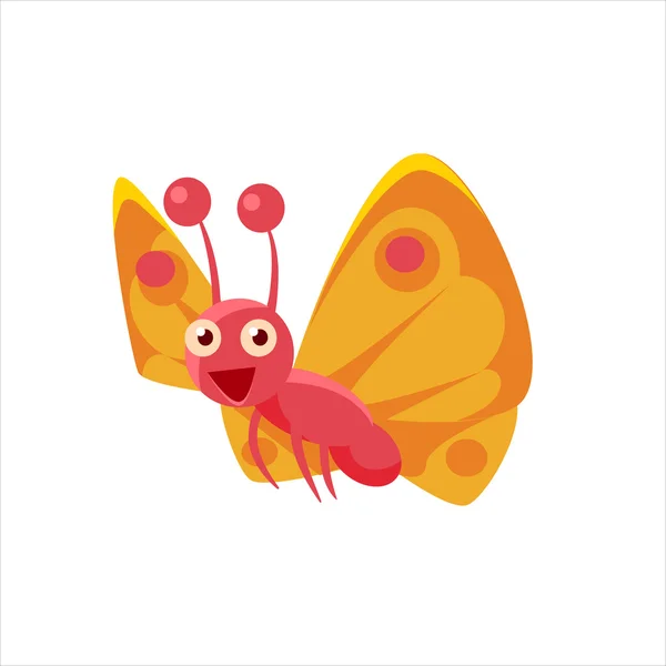 Motýl vzduchu ikona — Stockový vektor