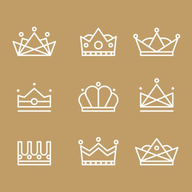 taç Icons set