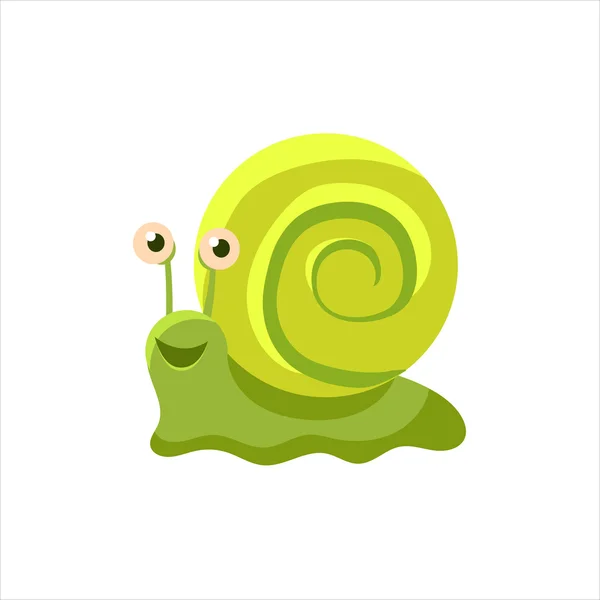 행복 한 달팽이 아이콘 — 스톡 벡터