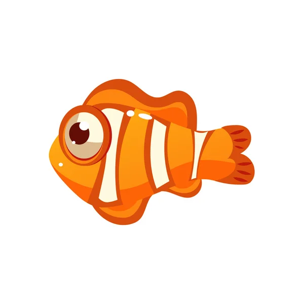 Pesce pagliaccio. Illustrazione vettoriale — Vettoriale Stock