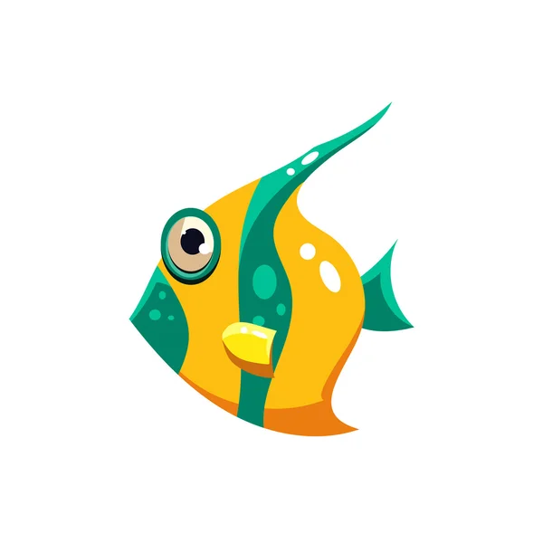 Pruhované ryby. Vektorové ilustrace — Stockový vektor