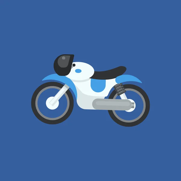 Diseño futurista de motocicletas — Vector de stock