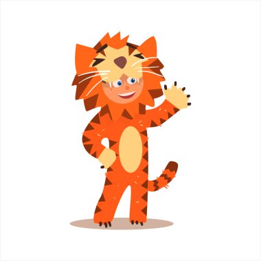 Çocuk Desguised kaplan