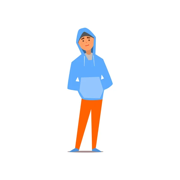 Guy In Hoody vectorillustratie — Stockvector