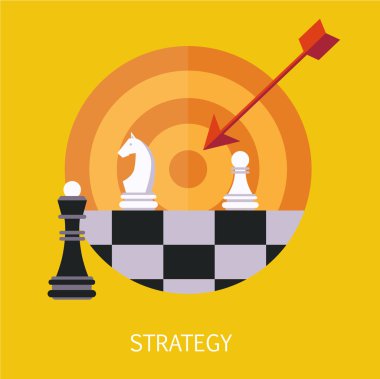 İş stratejisi konsept sanat