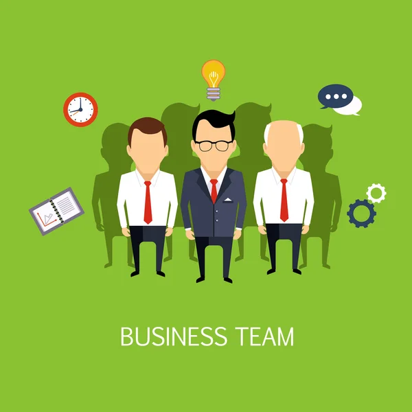 Business Team Concept Art — Stock Vector