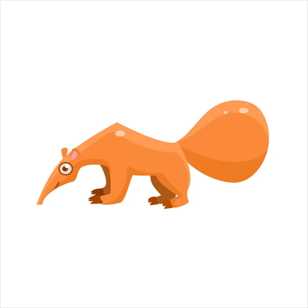 Anteater do lado —  Vetores de Stock