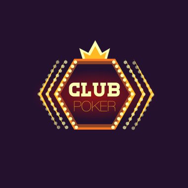 Poker Kulübü Neon tabela taç