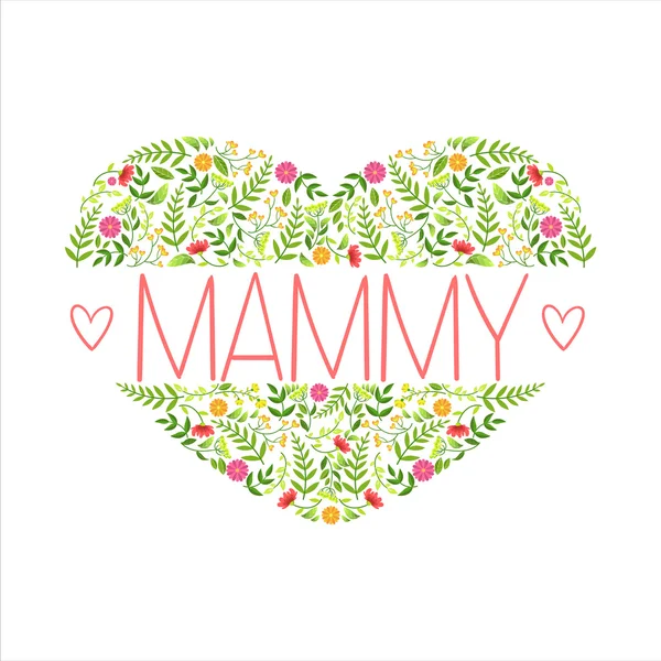 Colección de tarjetas de felicitación del día de las madres — Vector de stock