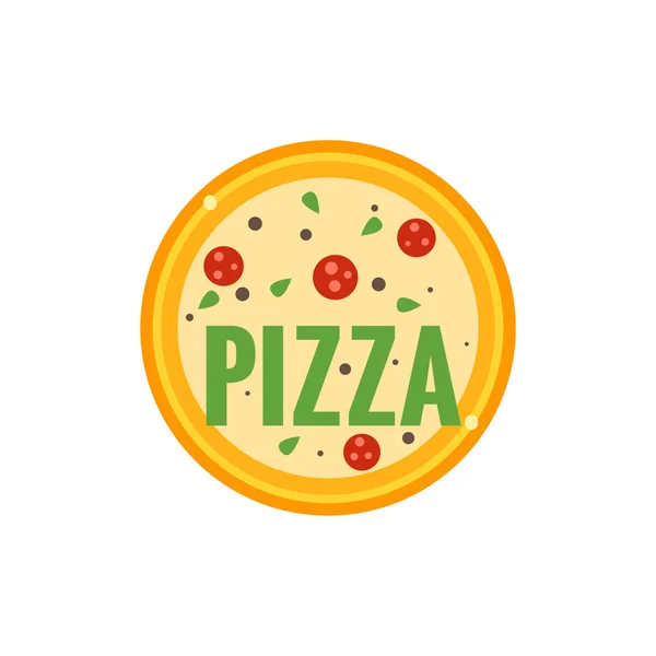 ピザ レストランのロゴ — ストックベクタ