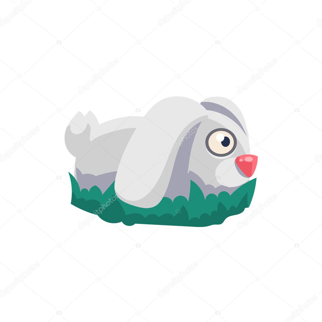 Rabbit Simplified Cute Illustration Stock Vector by ©TopVectors 108607276