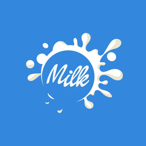 Milk Product Logo — Stock Vector