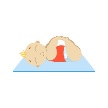 Kırmızı mutlu bebek