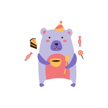 Kahve Anf tatlım kaşıkla ayı