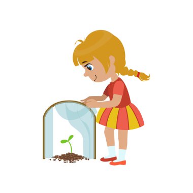 Bir filiz korumak kız