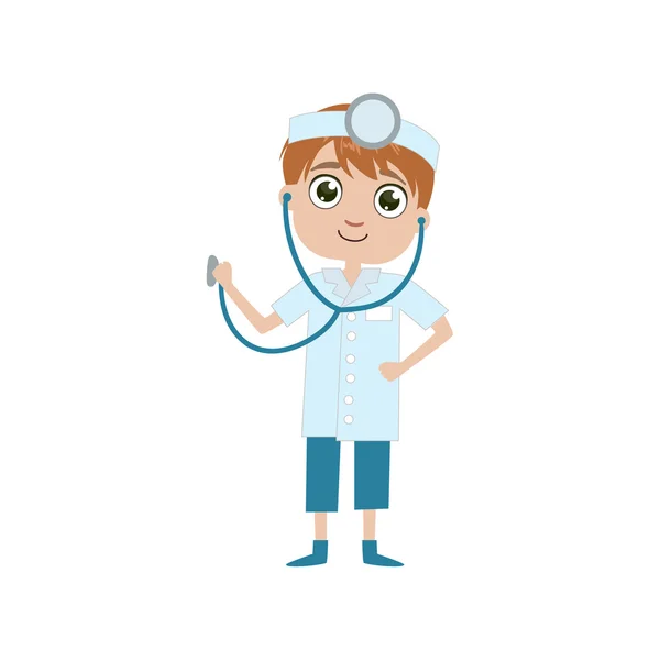 Αγόρι μέλλον γιατρός — Διανυσματικό Αρχείο