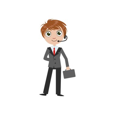 Çocuk gelecekteki iş adamı