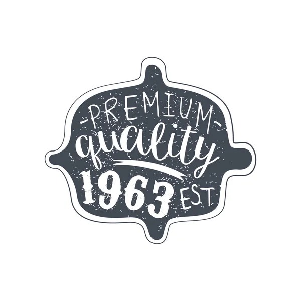 Premium Quality Clothing Vintage Emblem — Stock Vector