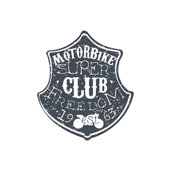 Emblem Vintage Freedom Club - Stok Vektor