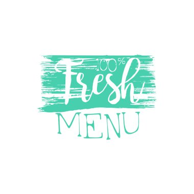 Taze menü kaligrafi Cafe yönetim kurulu