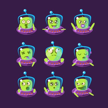 Uzaylı Ufo ifade küme