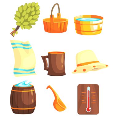 Rus hamamın stok Set