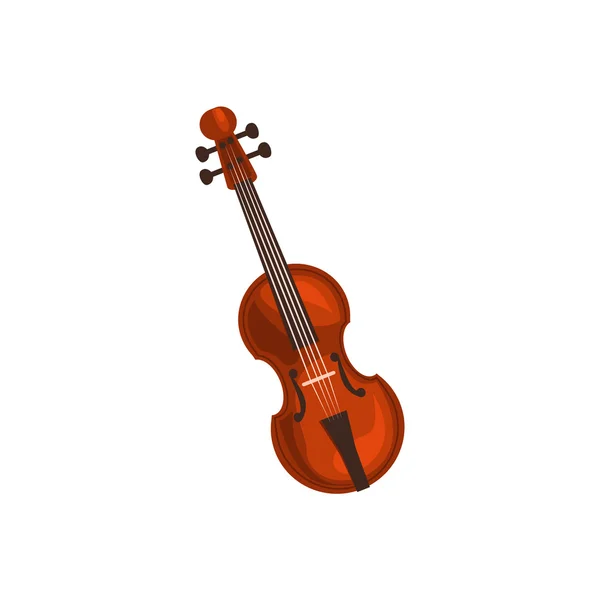 Violino classico realistico — Vettoriale Stock