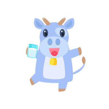 Bir bardak süt ile dans inek