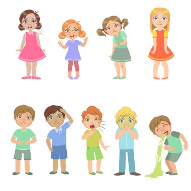 Maladies çocuklarla ayarla