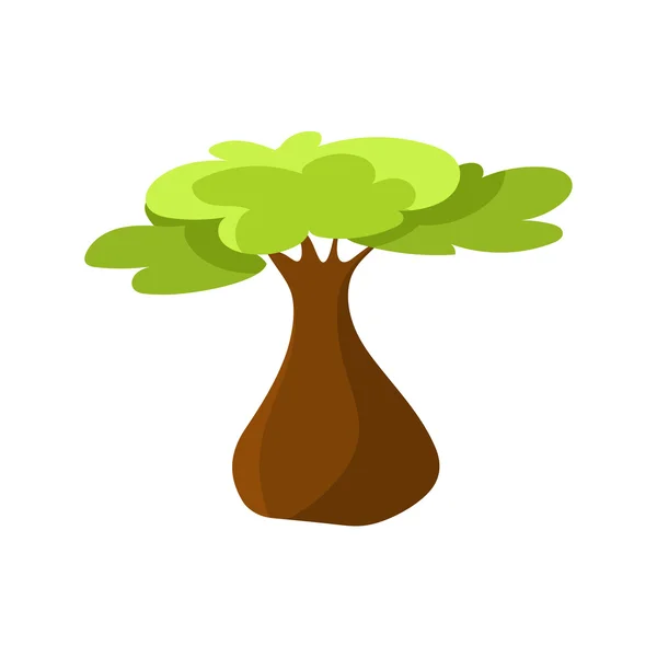 Dessin d'arbre de bouteille — Image vectorielle