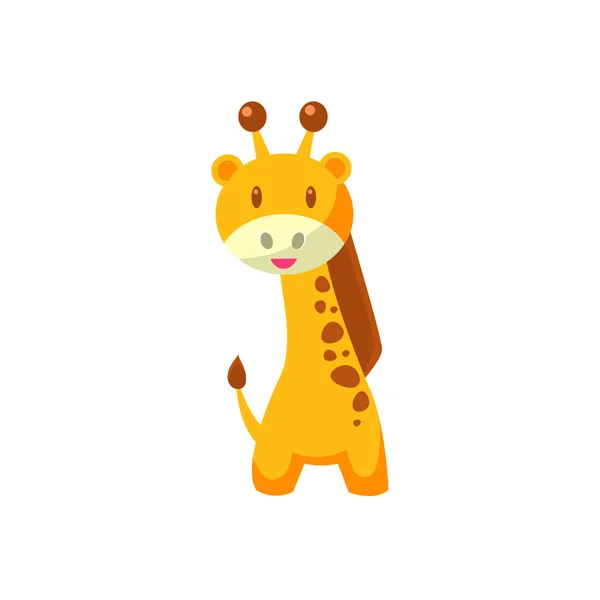 Speelgoed Afrikaanse Giraffe — Stockvector