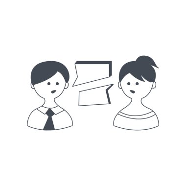 Soyut insanlar farklı dilleri konuşan