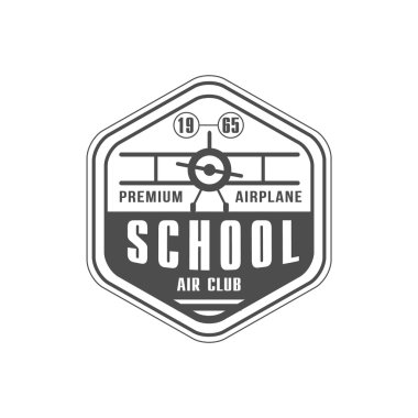 Hava kulübü amblem tasarımı