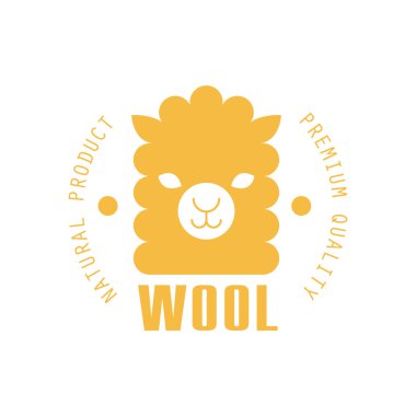 Wool Yellow Product Logo Design