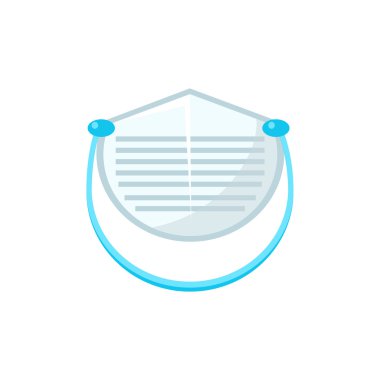 Beyaz tıp yüz koruma  