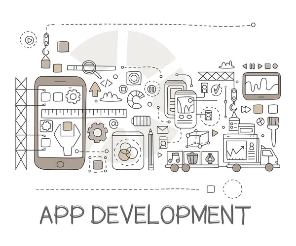 องค์ประกอบ สเก็ตช์สร้างสรรค์ Infographic — ภาพเวกเตอร์สต็อก