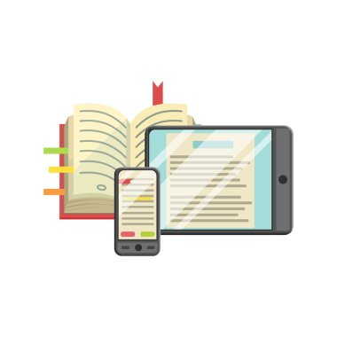 Kitap, Smartphone ve Tablet ile modern eğitim