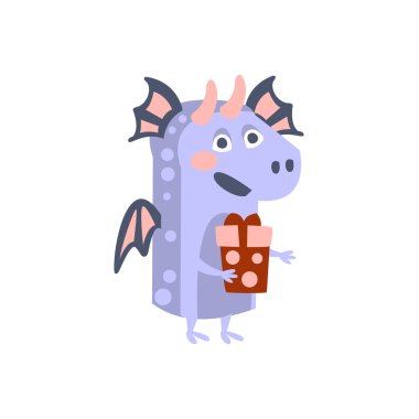 Parti Nitelikleri Girly Stilize Funky Sticker ile Dragon