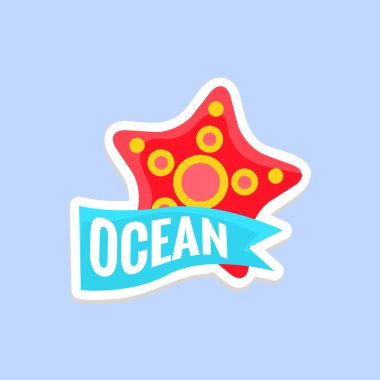 Starfish Parlak Renk Yaz Metin ile Sticker Esinlenerek