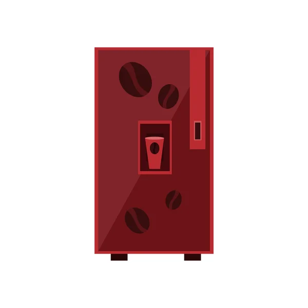 Koffie verkoopautomaat ontwerp — Stockvector