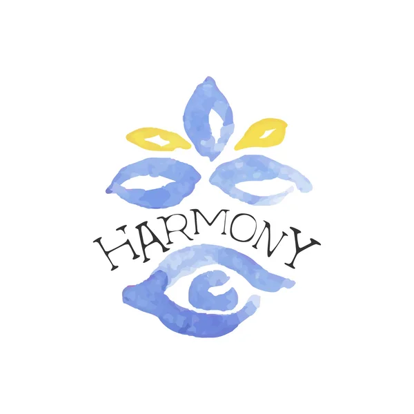 Harmony Zen Beauty Promo signe — Image vectorielle