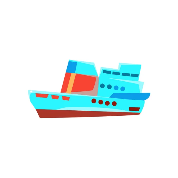 Crucero Liner Toy Boat — Vector de stock